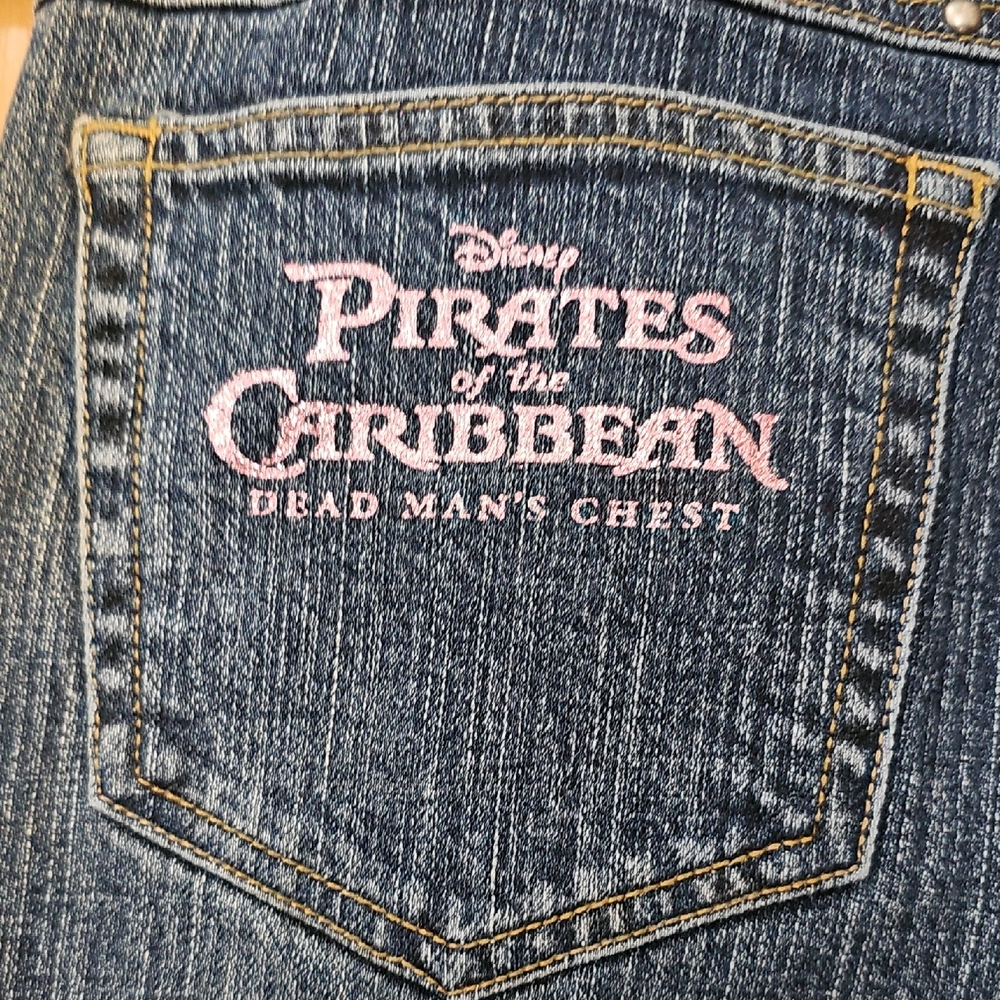 Vintage Disney Pirates Of The Carribean Blue Jeans - Picture 11 of 16